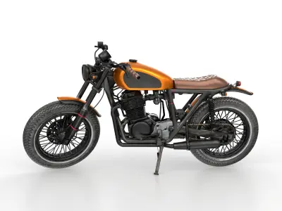 Motorcycle cafe racer 3D model