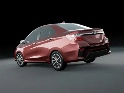 Perodua Bezza D42L Facelift 2020 3D model