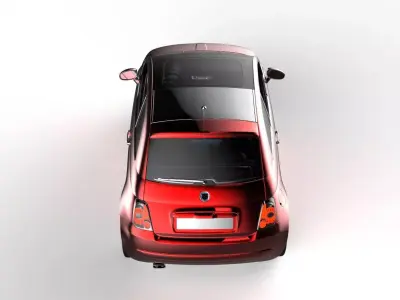 Fiat 500 3D Files and Render Files Keyshot 3D model