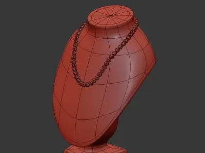 Ornament Stand With Ornament 3D model