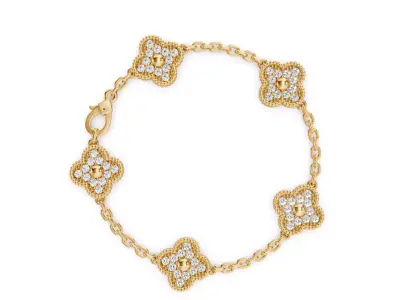 Alhambra Bracelet 3D print model