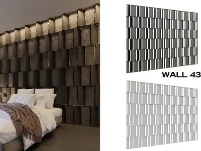 MODEL-WALL 043 3D model