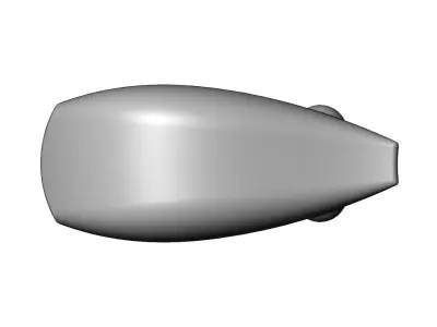 Miniature vehicle automotive speed sculpture N009 3D print model