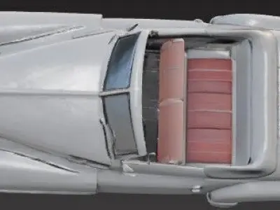 Classic Convertible Car Model V4  Collectible 3D Design 3D print model