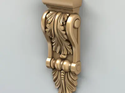 Corbel 001 3D model