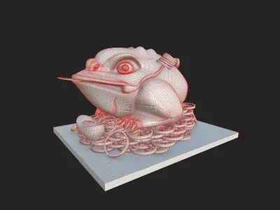 Toad Statue  3D model