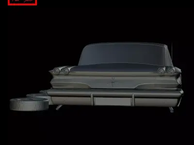 Pontiac Catalina 1960 3D print model