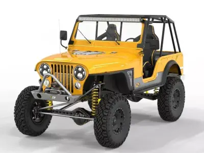 Jeep CJ-5 Off Road 3D model