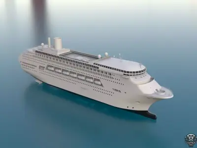 Ship Majestic Princess 3D model