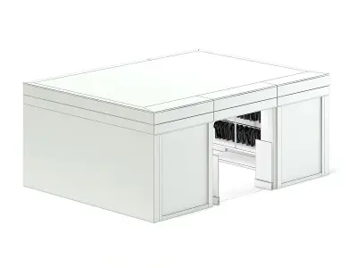 Sport Clothes Store 3D Model 3D model