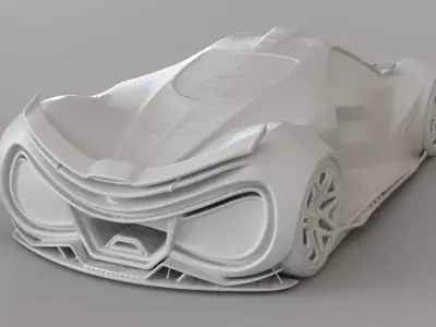 Subsultra Concept Car 3D print model