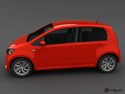 Seat Mii 5doors 2013 3D model