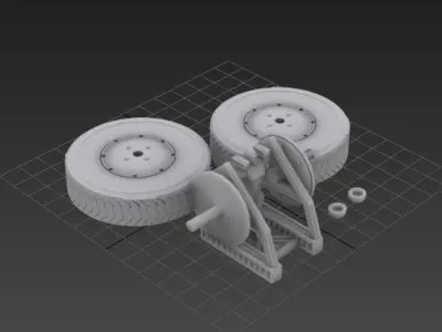 Twisted Metal 2 Axel 3D print model
