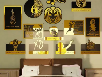 CNC Ready Wall Decoration  3D model