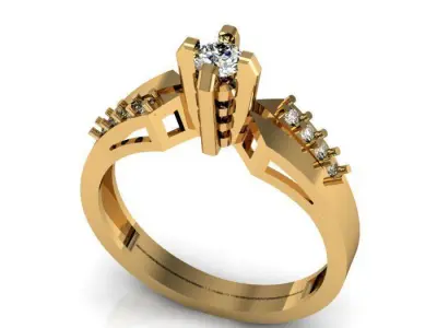 Bridal ring 3D print model