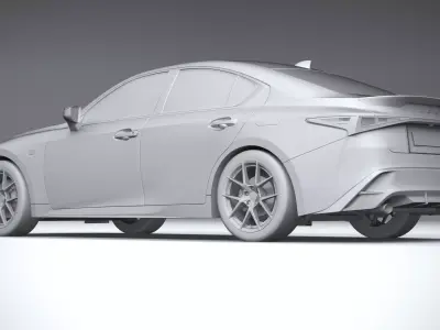 Lexus IS 350 2026 3D model