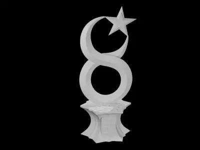 2021 Turkish Grand Prix Trophy 3D print model