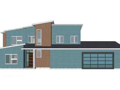 Contemporary House 06 -Archimple LLC 3D model