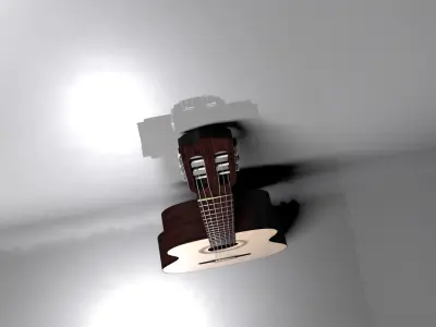 Classical Guitar 3D model