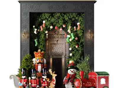 New Year Portal entrance 915 3D model