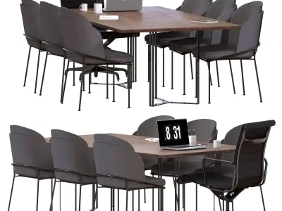 Conference table - Set 2 3D model