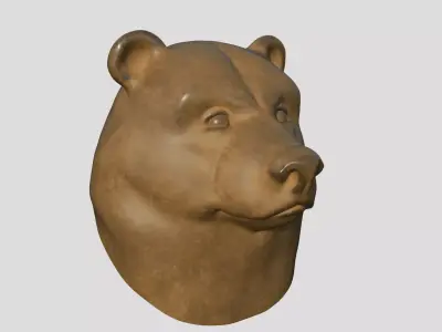 Bear Head 3D model