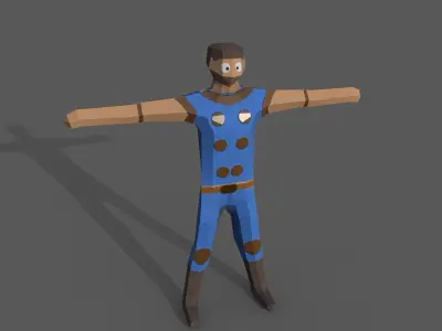 Low Poly Characters Pack Low-poly 3D model