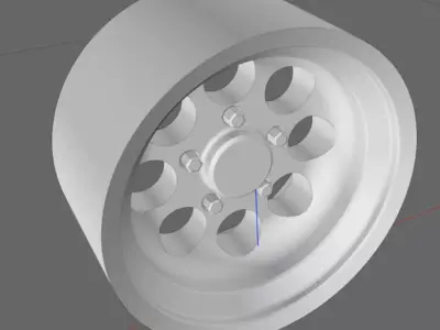 10 Hole Model Wheel 3D print model