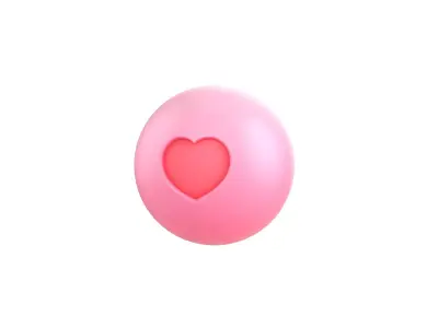 Heart Ball 3D model