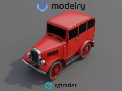 Hatchback Car 3D model purchase