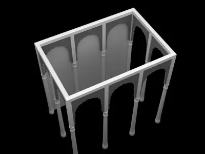 Indian Place 3d  modal  Palace Arch 3D model