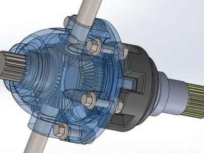 Car parts Gear box 3d design in solidworks file free download Free 3D model
