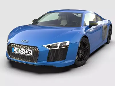 Audi r8  3D model by vahid-h