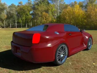 modern car 3D model