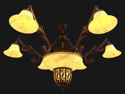 Chandelier 3D model