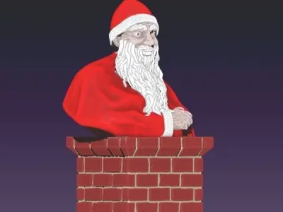 Santa Claus 3D print model
