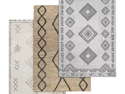 Rug Set 1245 3D model