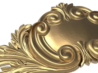 decorative pattern ready for 3D printing 3D model 17