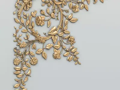 Corner decor 020 3D model