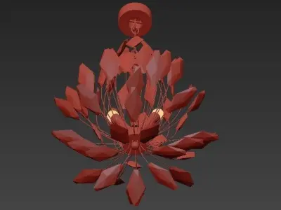 Crystal Pineapple 5 3D model
