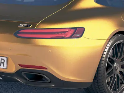 Mercedes AMG GT S 2018 3D model