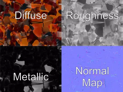 Intricately Modeled Stag Beetle model pack Low-poly 3D model