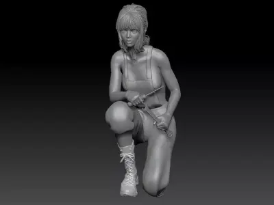 SEXY MECHANIC GIRL 6 3D print model