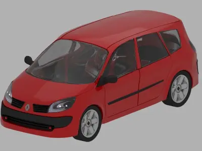 Renault scenic 3D model