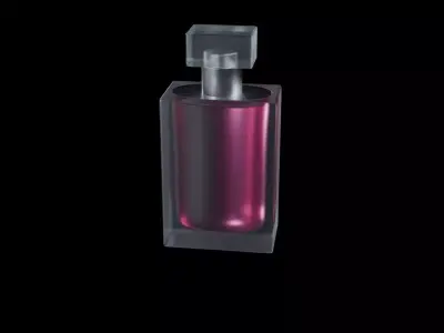 Luxury Perfume Scent Bottle  Modern Cosmetic Fragrance 3D model