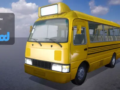 HK Van Left-Hand Drive 002 3D model