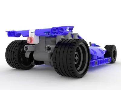Lego Race Car 3D model