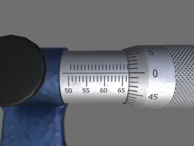 Micrometer 50-75mm 3D model