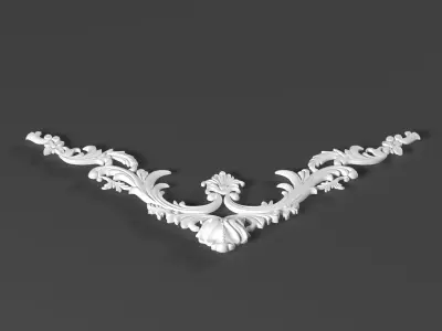 4 ornamental classic decoration 3d model kitbash vol 38 3D model