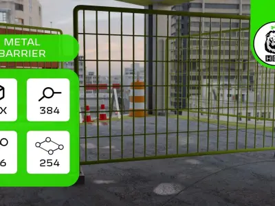 Construction Model Pack Low-poly 3D model